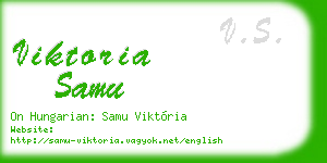 viktoria samu business card
